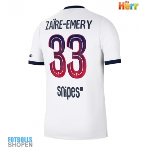 Billiga Paris Saint-Germain Warren Zaire-Emery #33 Bortatröja 2026-27 Kortärmad